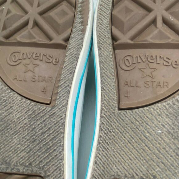 Converse Sneaker Shoes Women All Star Chuck Taylor 142453F Turquoise Sz W 6 M 4 - Picture 8 of 8
